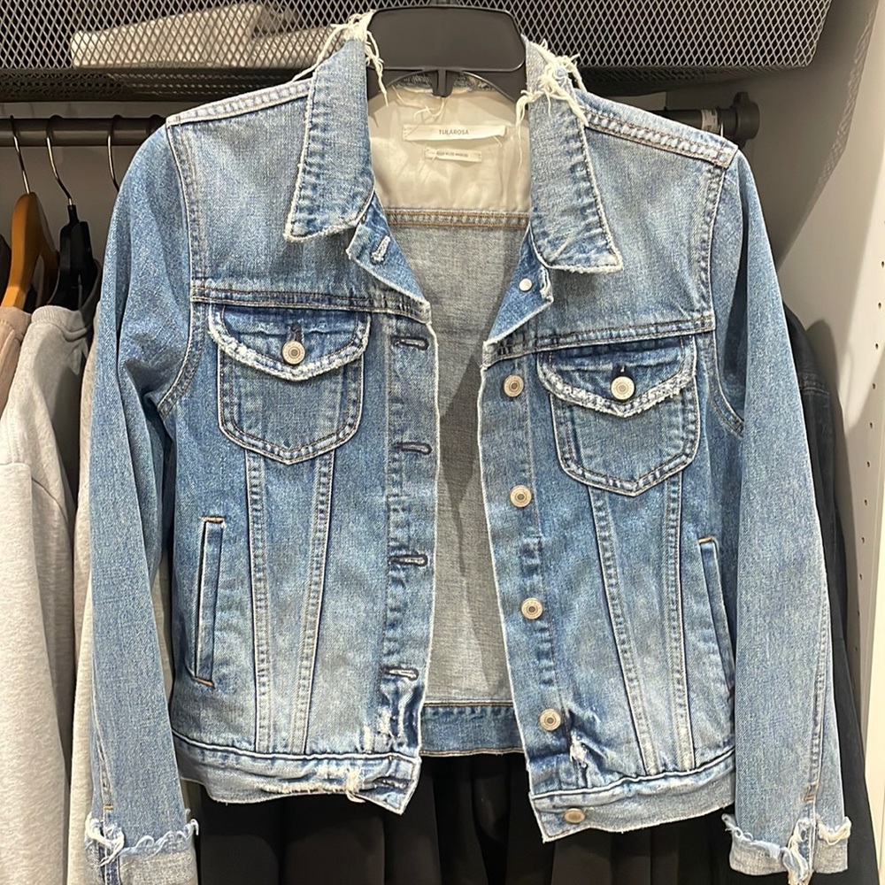 Designer denim jacket